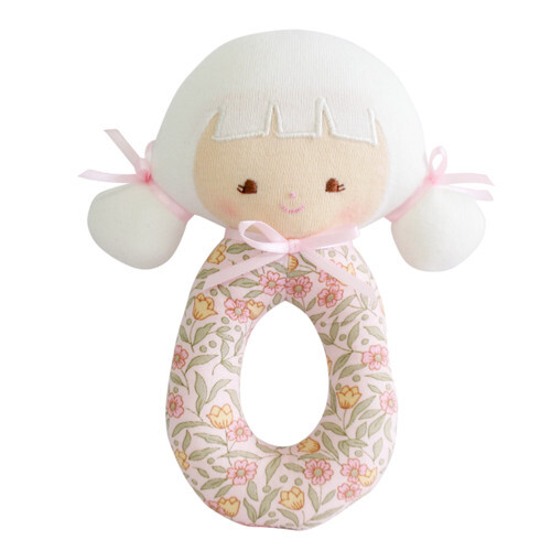 Audrey Grab Rattle Blossom Lily Pink Audrey Grab Rattle Blossom Lily Pink
