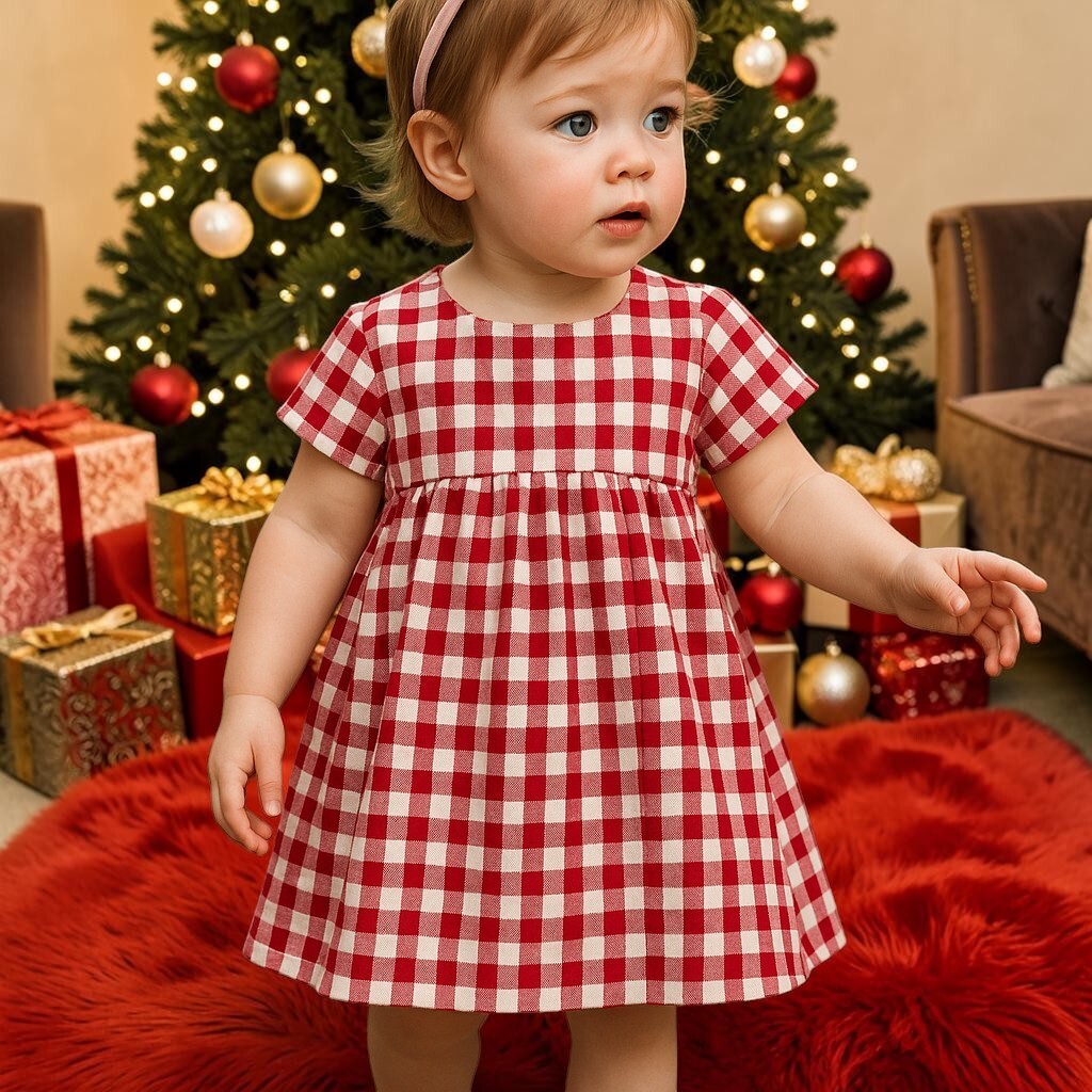 Christmas Gingham Dress Christmas Gingham Dress