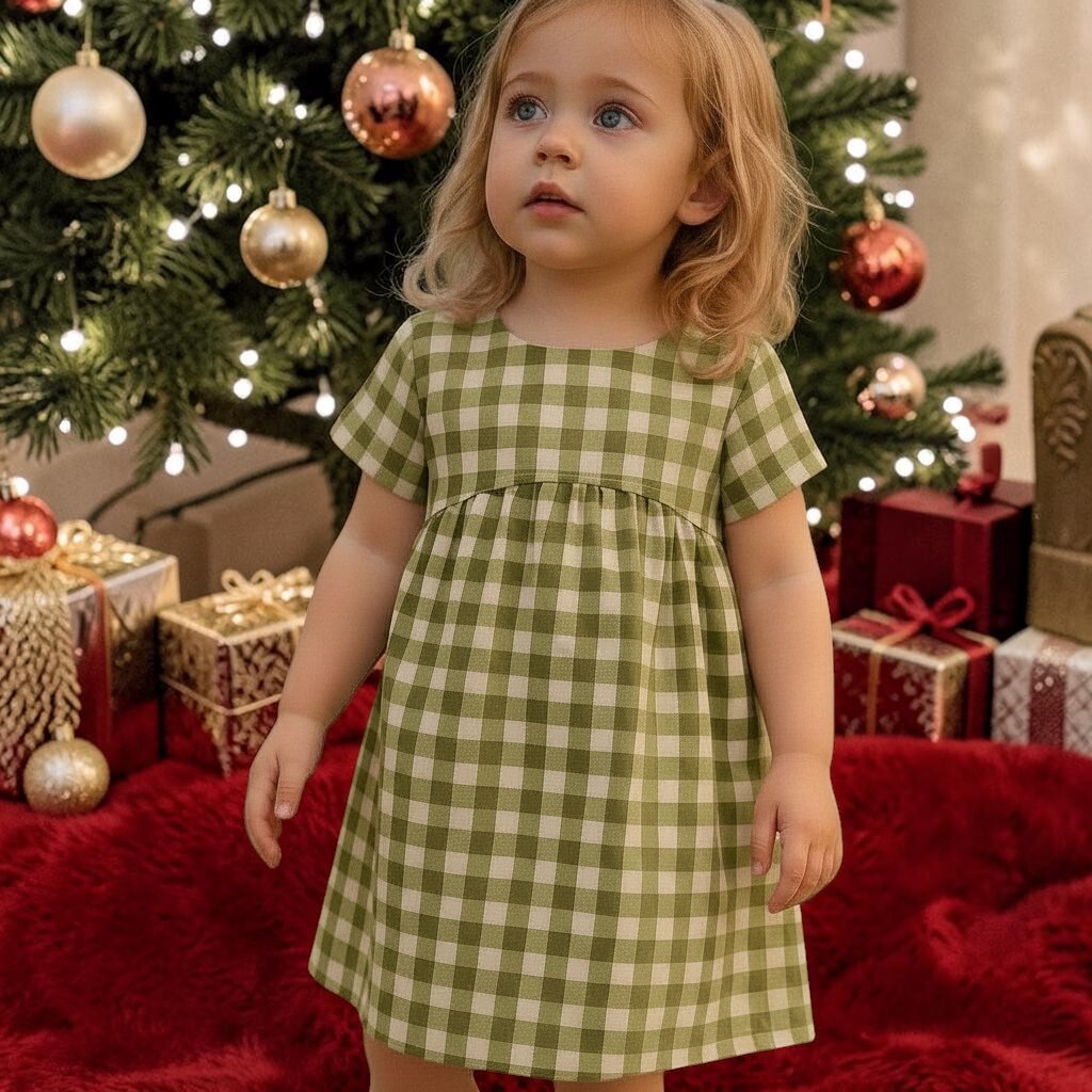 Christmas Gingham Dress Christmas Gingham Dress