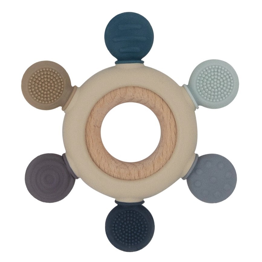 Teething wheel Steel Blue Teething wheel Steel Blue