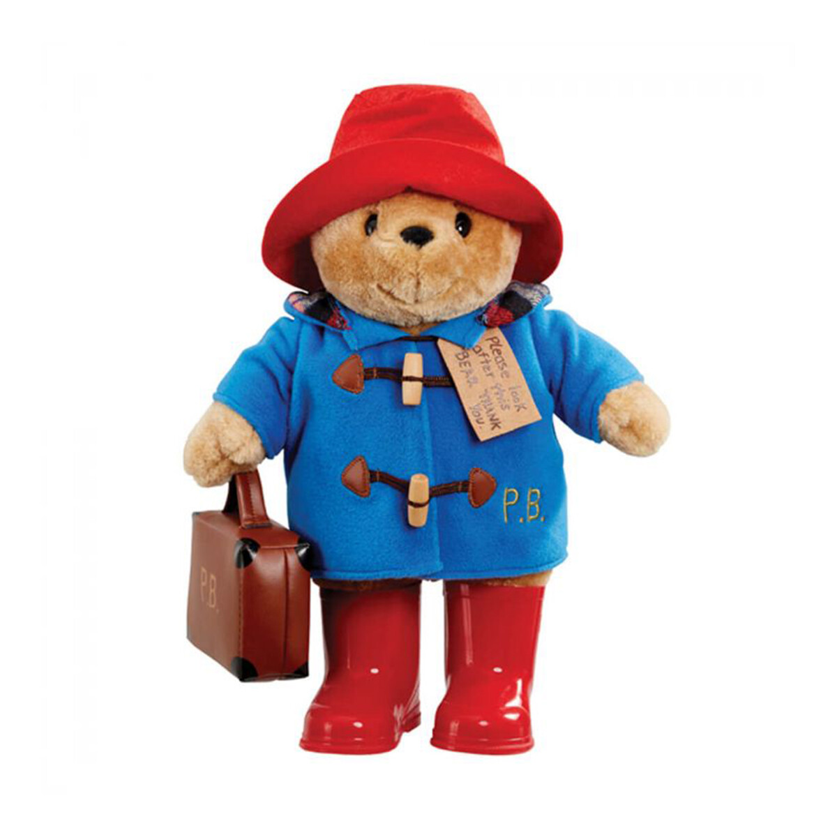 Paddington Bear with Boots Coat +amp Suitcase - Large