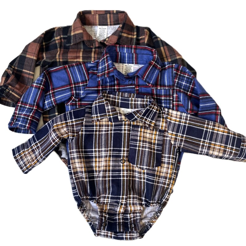 A Flannelette and Work Shirt Romper 