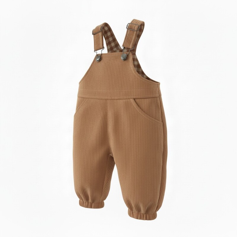 Coffee Corduroy overalls