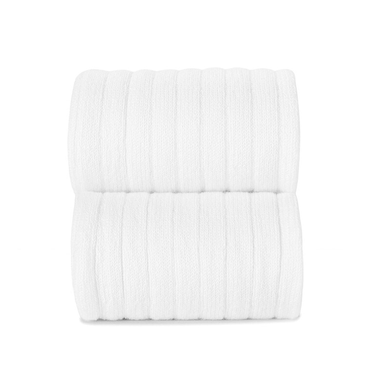 Condor Sock Rib Knee High -White