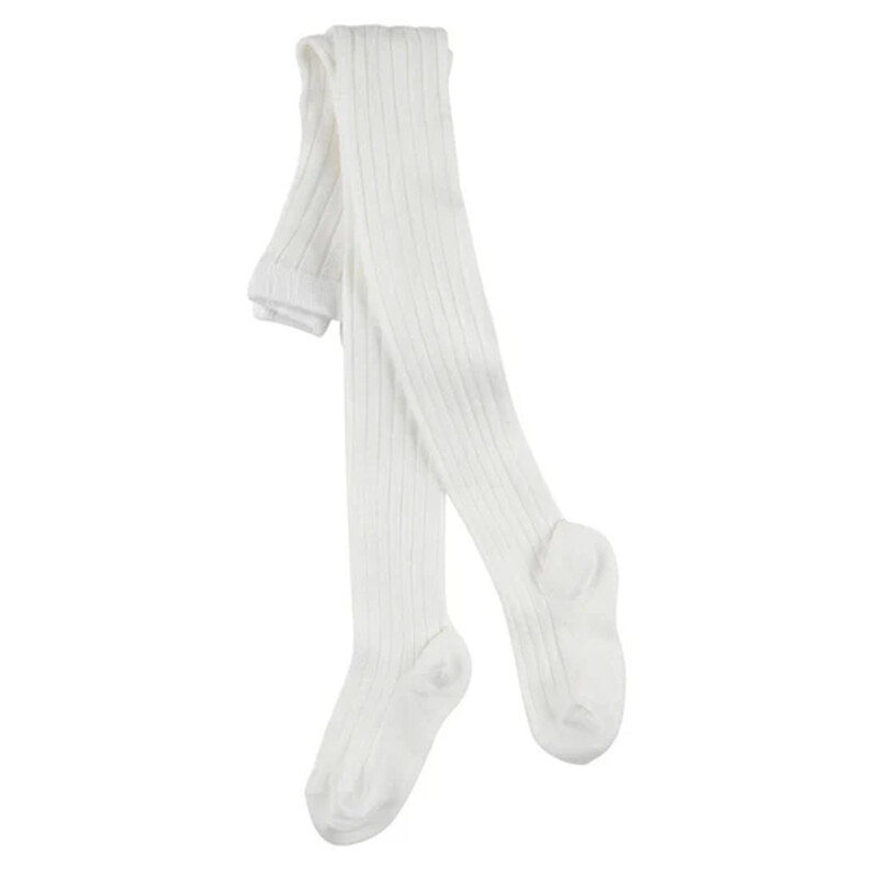 Condor Tights Rib White