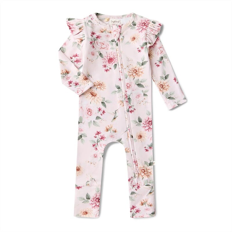 Convertible Romper Birds and Bloom