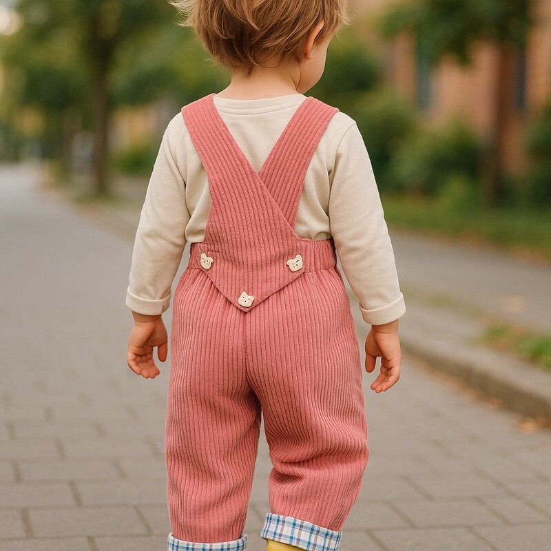 Corduroy Overalls Fully Lined