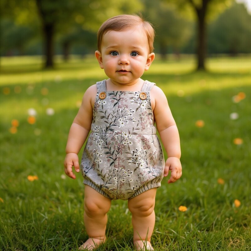 Country Garden Retro Romper 