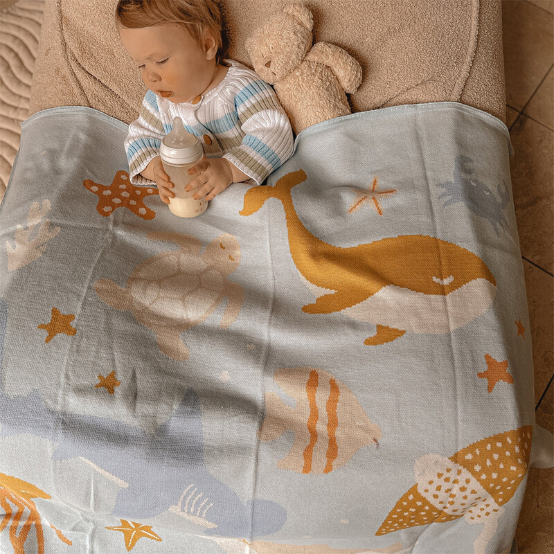 Fox and Fallow Baby Blanket