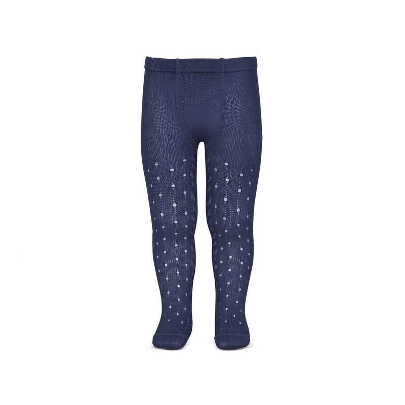 Full Openwork tights Navy