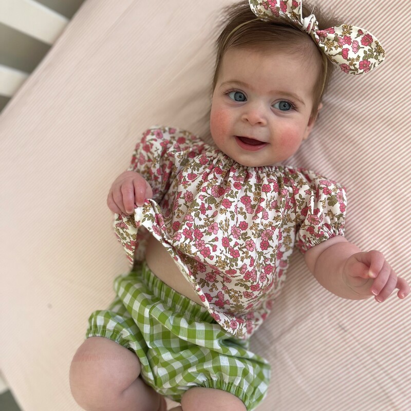 Gingham Baby Bloomers