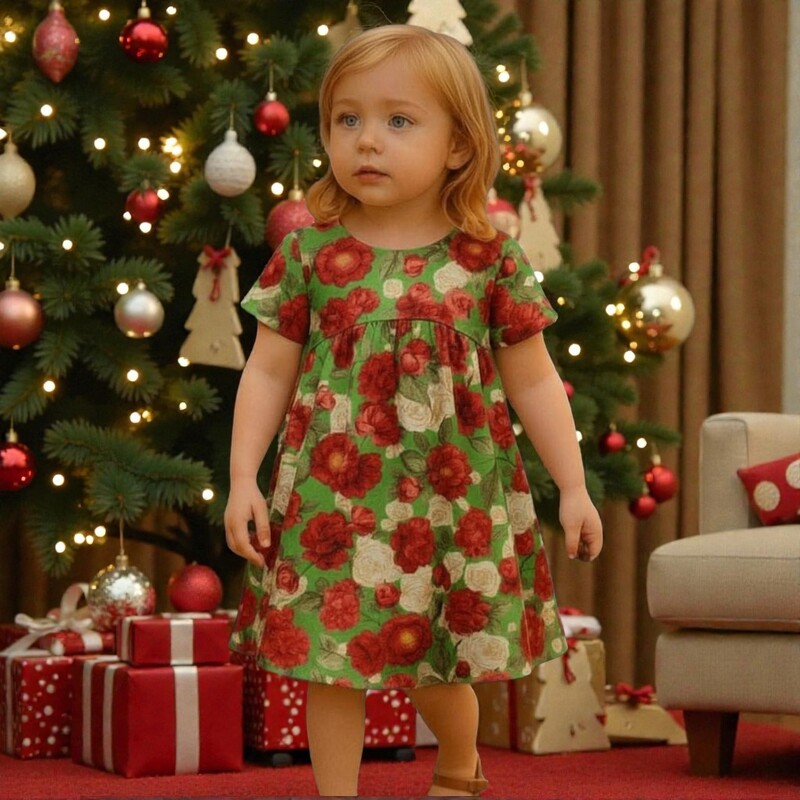 Green Christmas Dress