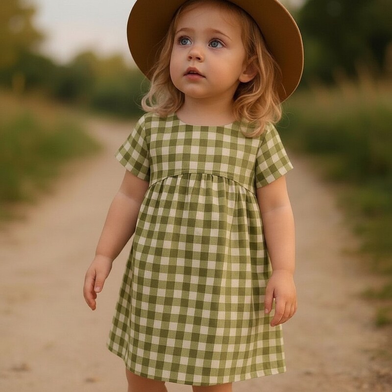 Khaki Christmas dress
