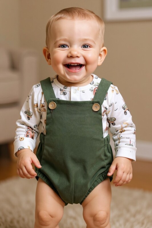 Linen Retro Romper 