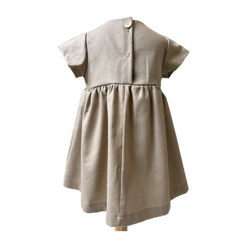 Linen Short Sleeve Dress