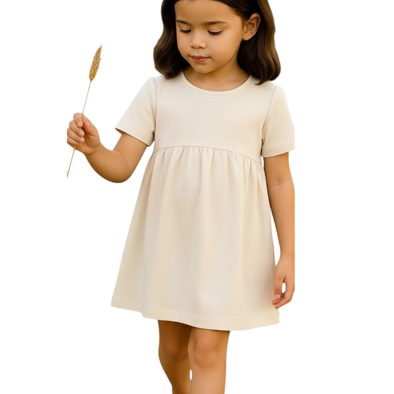 Linen Short Sleeve Dress