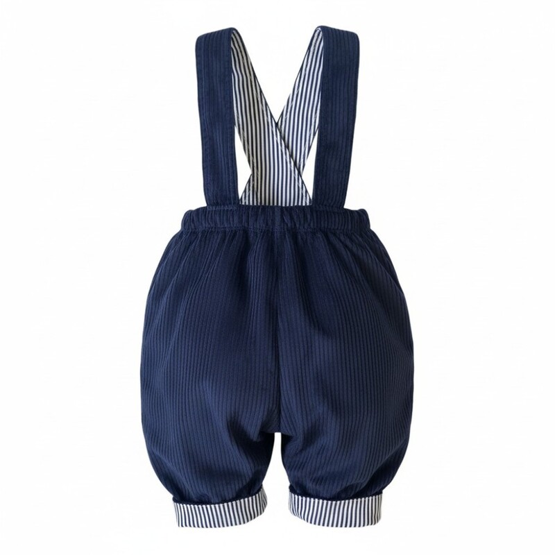 Navy Cord Overalls