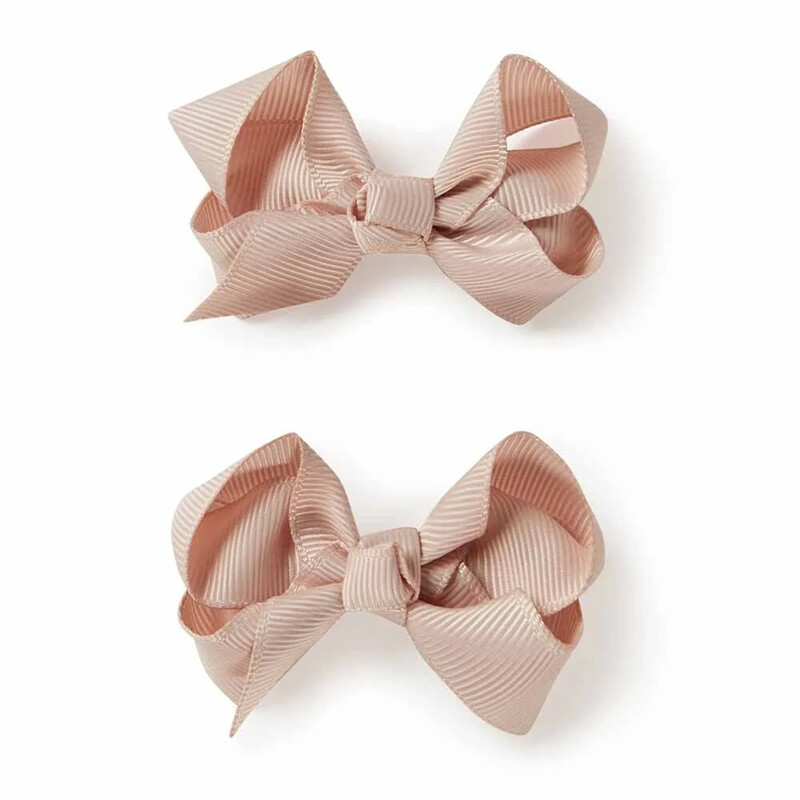 Piggy Tail Hair Clips- Nude