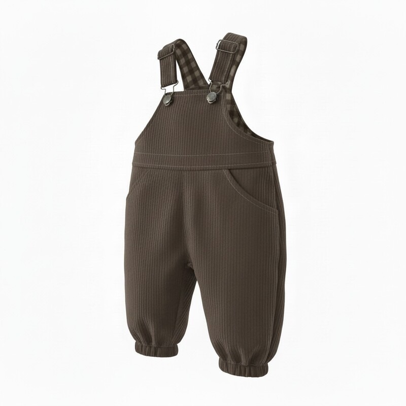 Raisin Cord Overalls