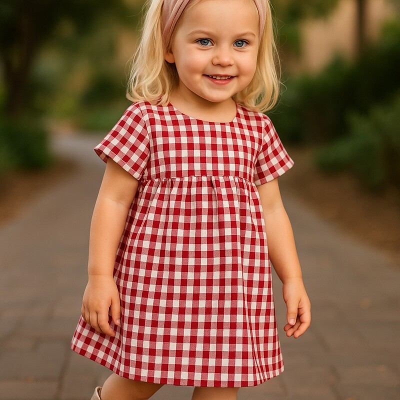 Red Gingham Dress