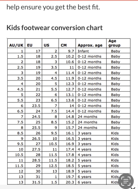 Shoe Measurements