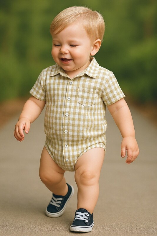 Short Sleeve Shirt Romper