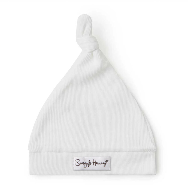 Snuggle Hunny Baby Knotted Beanie Milk