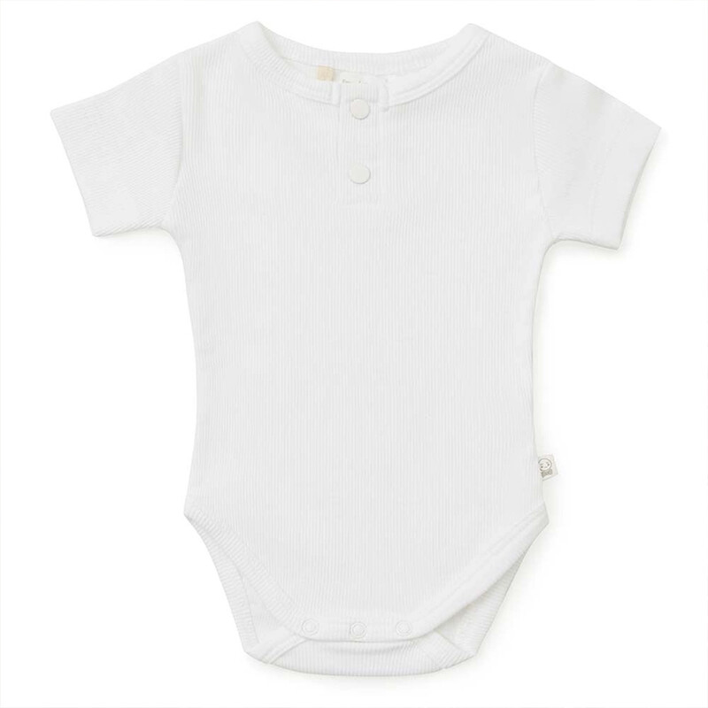Snuggle Hunny Bodysuit Short Sleeve Milk