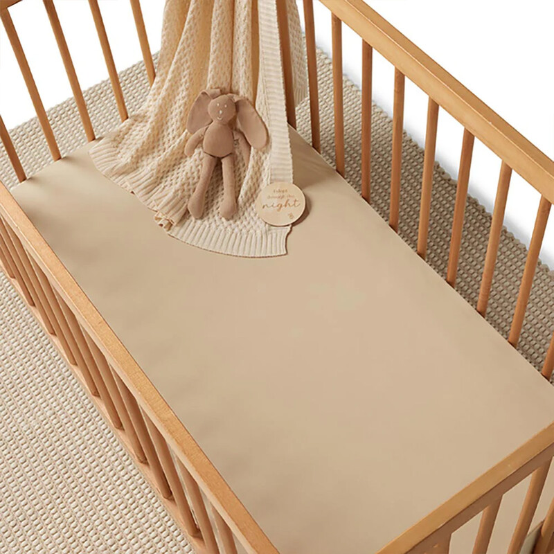 Snuggle Hunny Cot Sheets Pebble