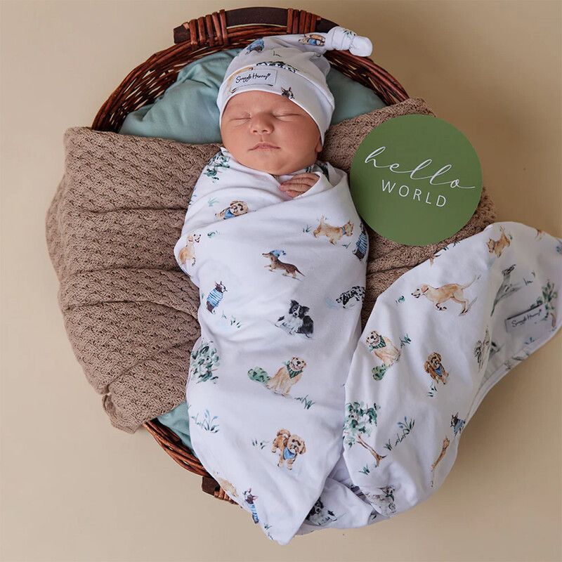 Snuggle Hunny Jersey Wrap Set Dogs