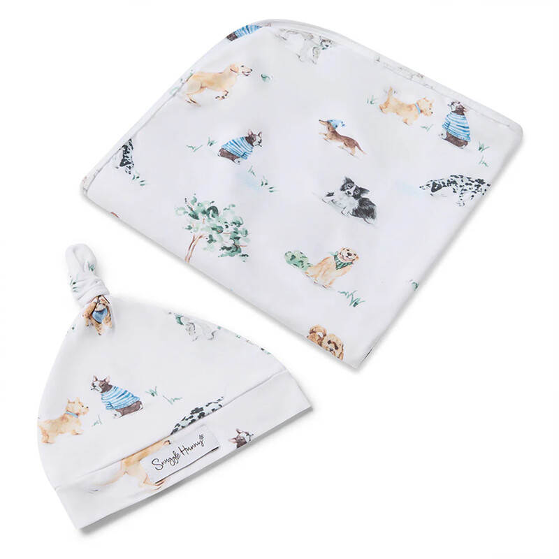 Snuggle Hunny Jersey Wrap Set Dogs