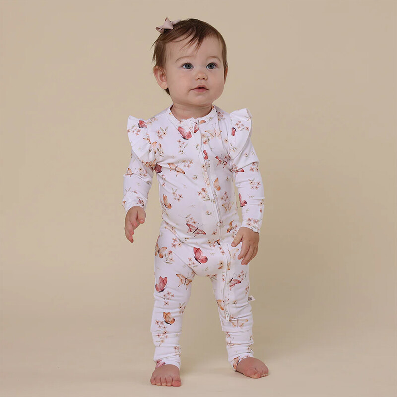 Snugglesuit Convertible Romper Butterfly