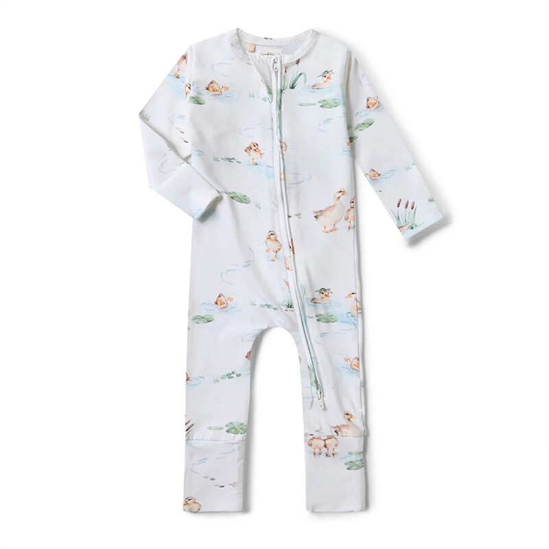 Snugglesuit Convertible Romper Duck Pond