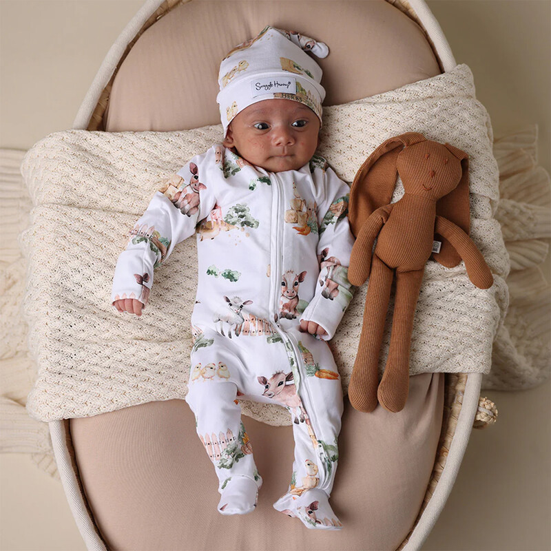 Snugglesuit Convertible Romper Farm