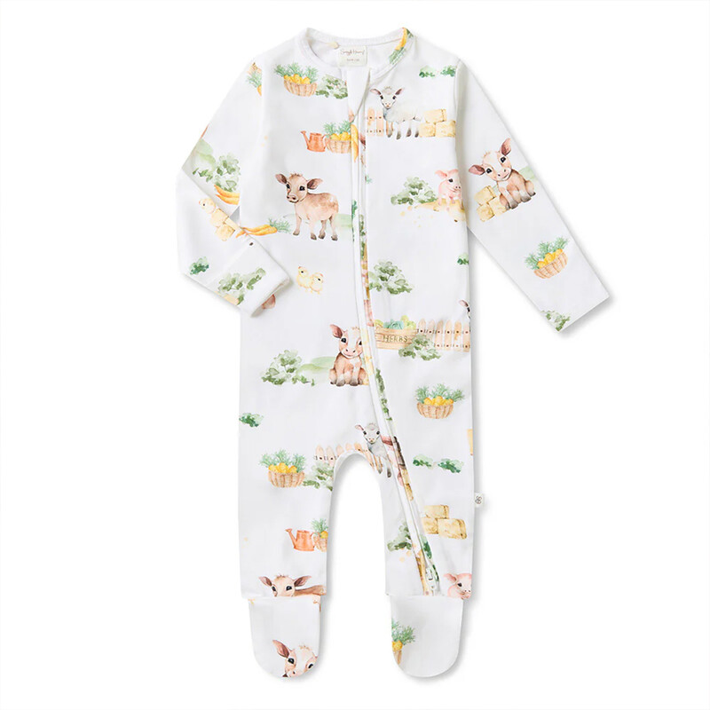 Snugglesuit Convertible Romper Farm