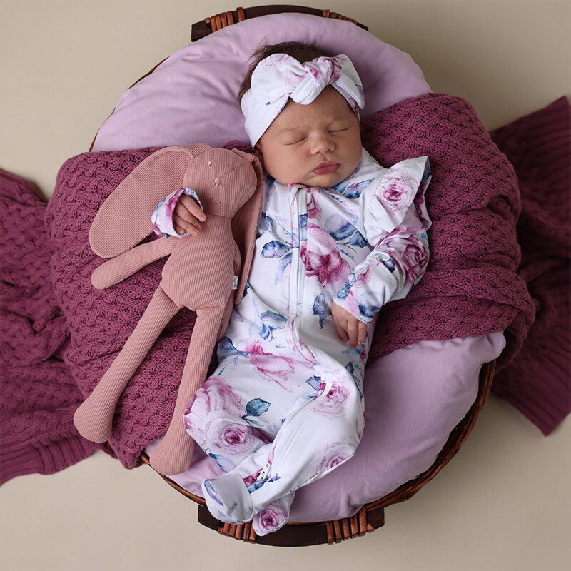 Snugglesuit Convertible Romper Lilac Skies