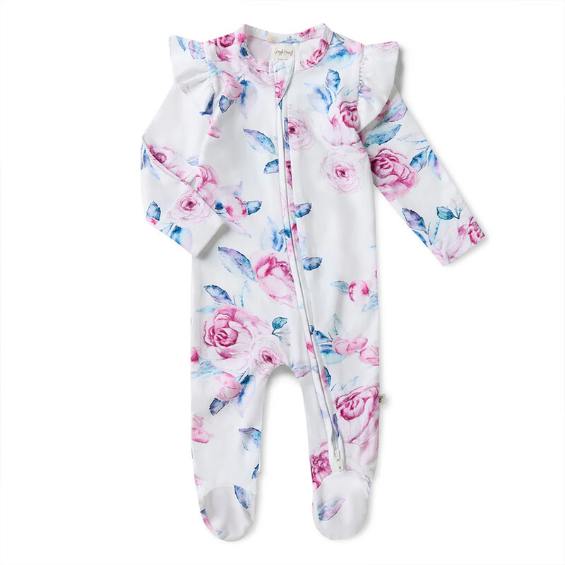 Snugglesuit Convertible Romper Lilac Skies