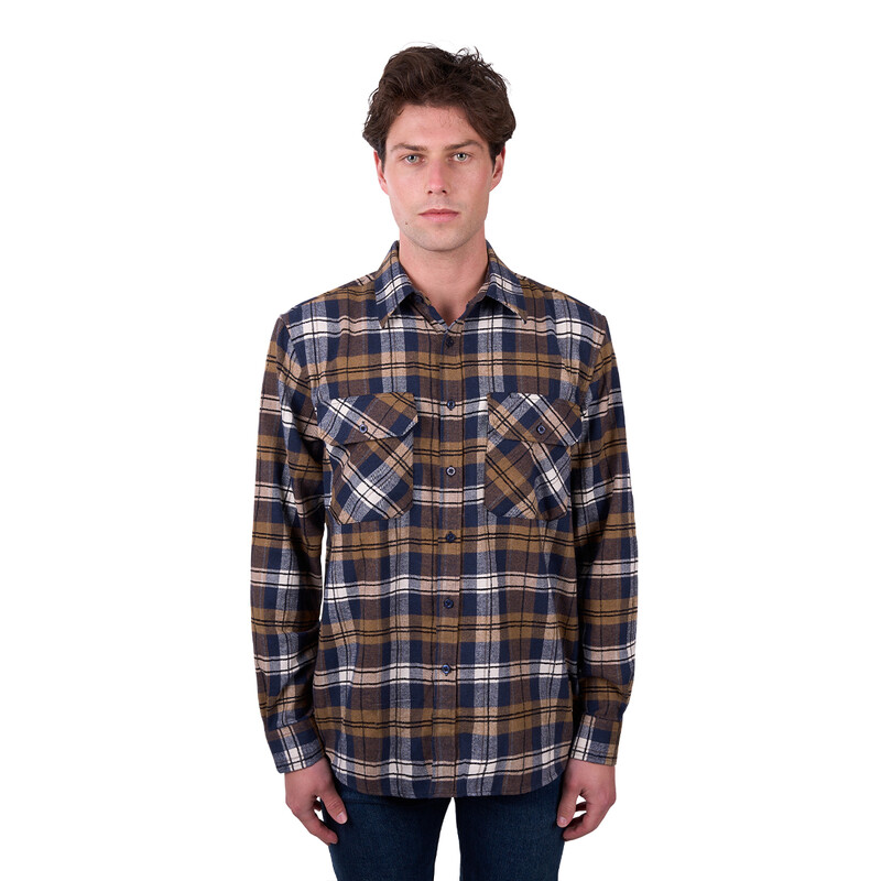 Thomas Cook Flannel Shirts Brown